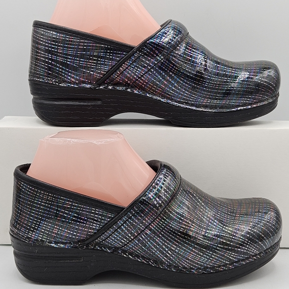 Dansko striped clog shoes size 37 US 6.5 / 7 - Picture 15 of 16